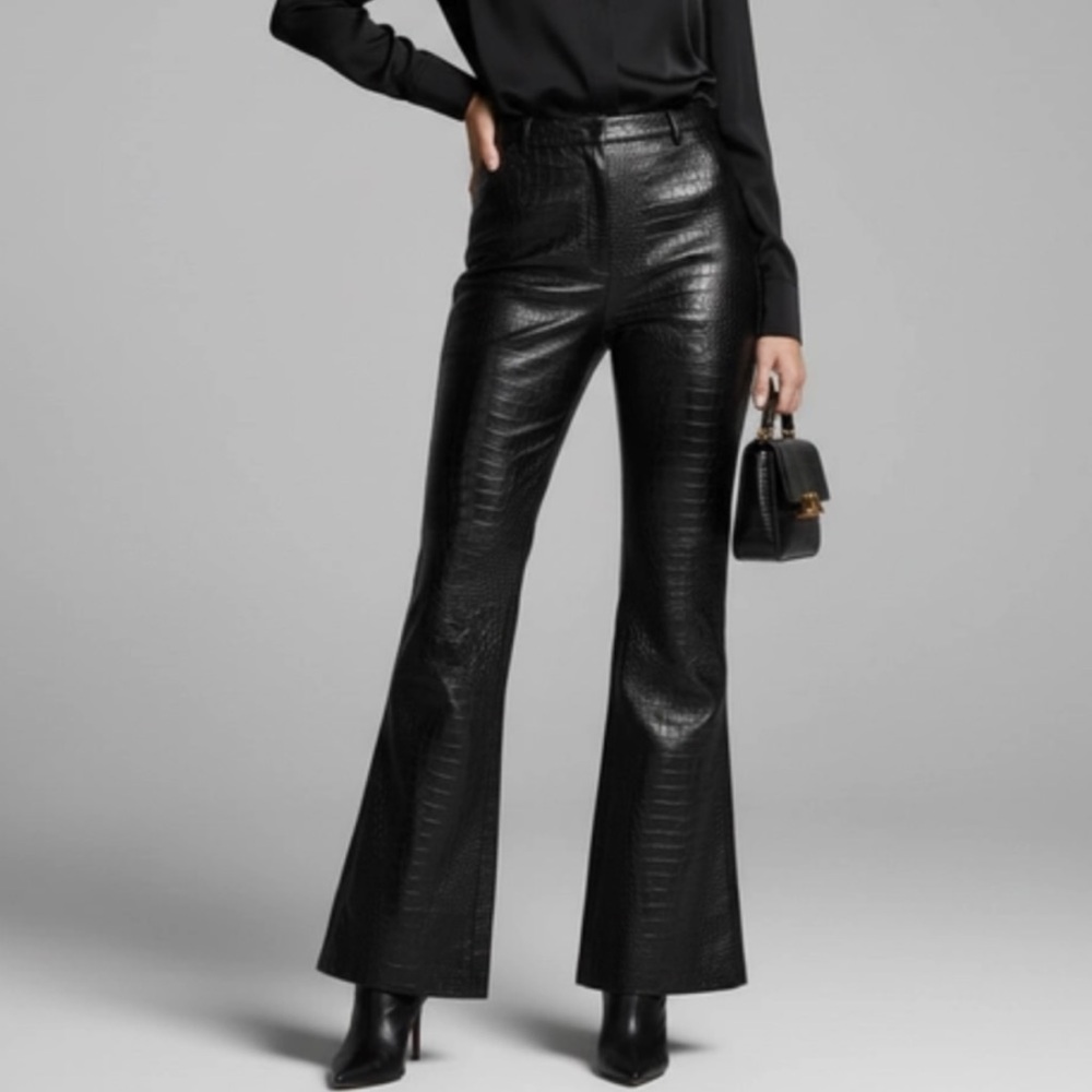 Rachel Zoe 100% Leather Pants Sz 4